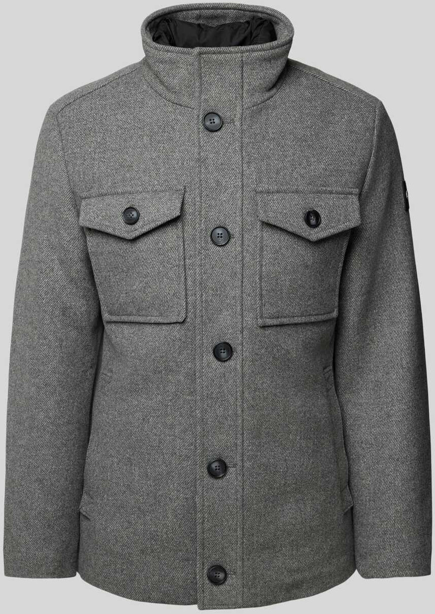 TOM TAILOR Herren Wollmantel Mit Abnehmbarer Steppjacke - Regular Fit
