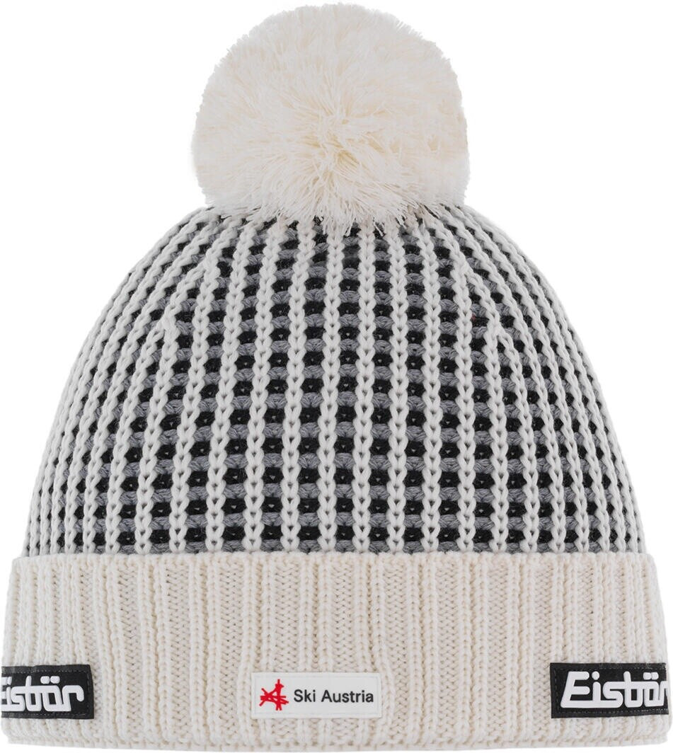 Zimná čiapka EISBÄR Star Pompon MÜ SP White/Blue/Black