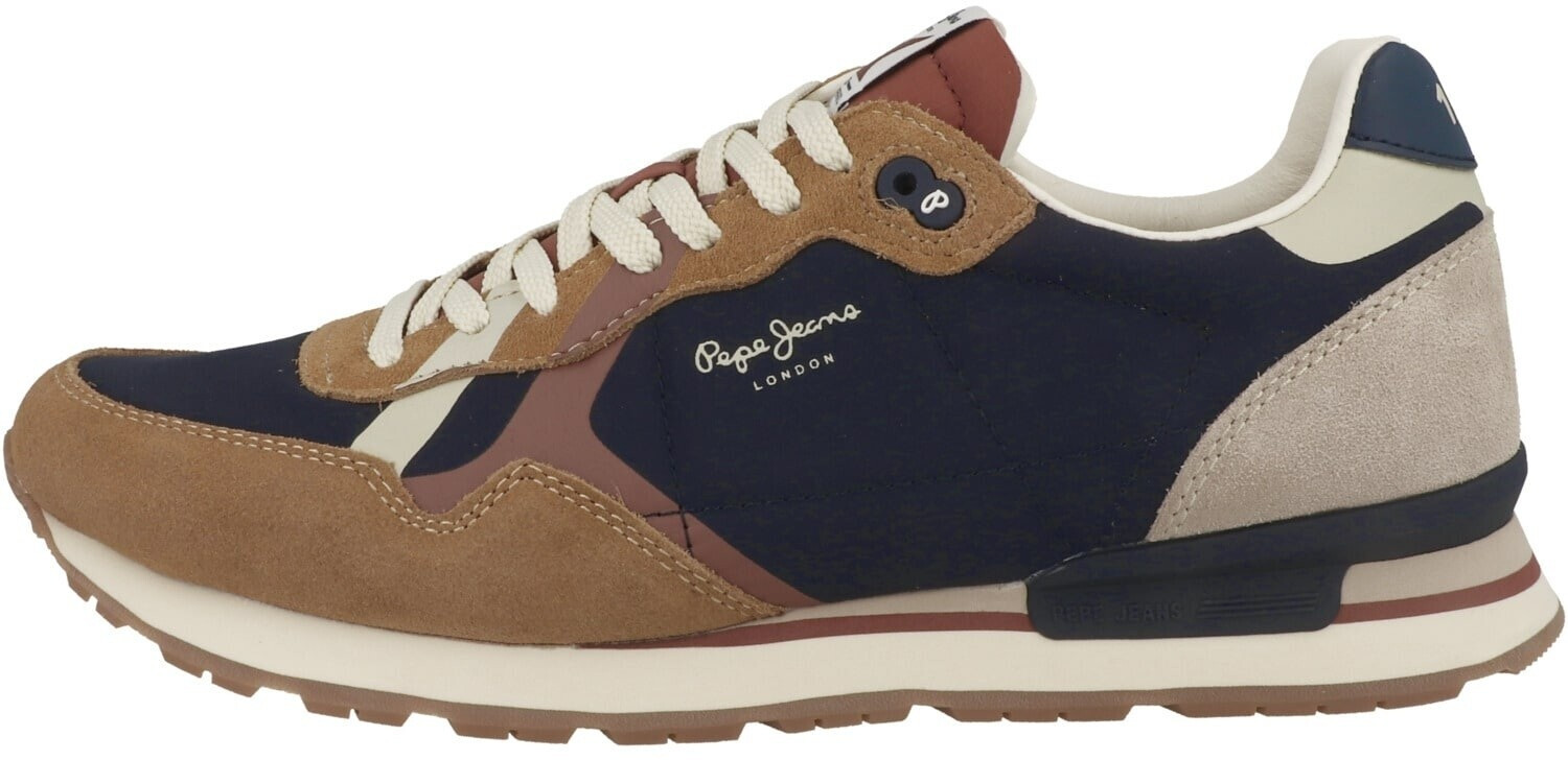 Pepe Jeans Herren Sneaker „Brit Distress M“ – Retro-Laufschuh Mit Verwaschenem Look, Bequemer Innensohle & Gummi-Außensohle