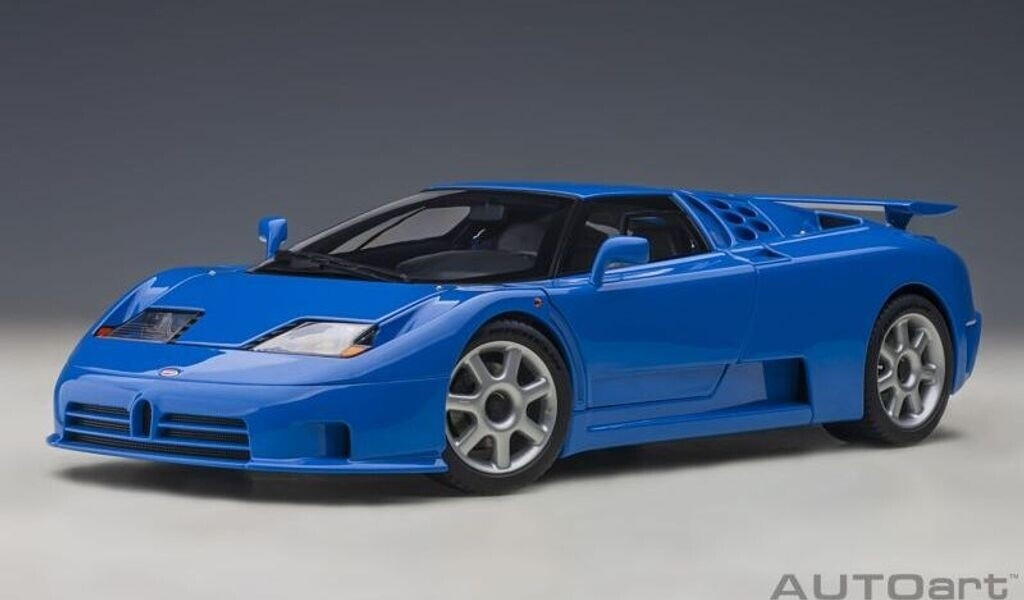 Modèle Bugatti Divo 1:43 Bleu French Racing - Miniature Collection Fonte Sous Pression - 2