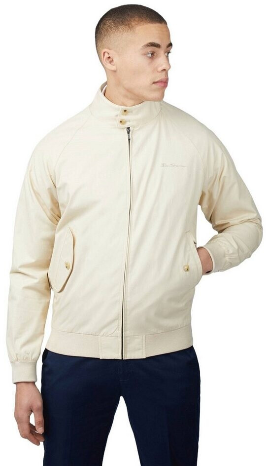 Harrington Blouson Original Tan - Veste Légendaire En Matière Recyclée, Coupe Ajustée Et Doublure Tartan