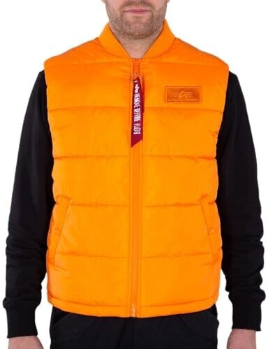 Alpha Industries Puffer Vest LW Gilet Pour Hommes Dark Olive