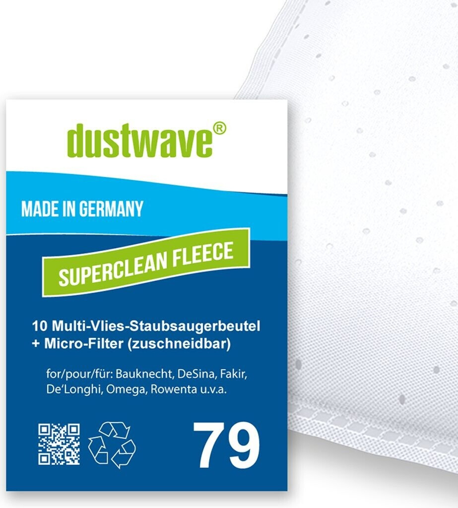 Dustwave® - 10 Sacchetti Per Aspirapolvere Con Filtro, Adatti