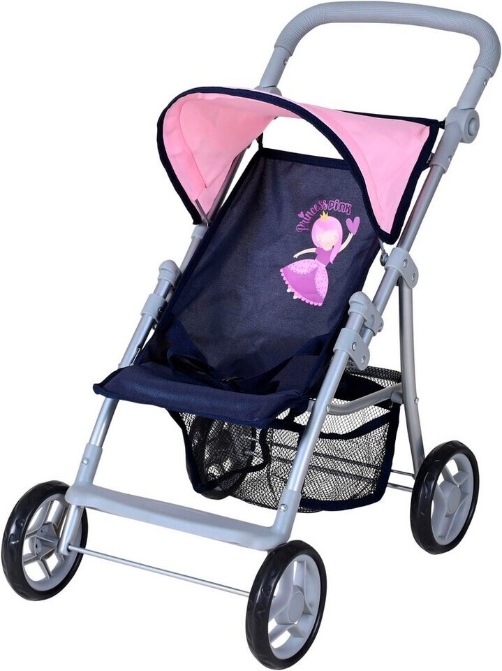 Knorrtoys 16894 - poppenbuggy Liba - prinses blue