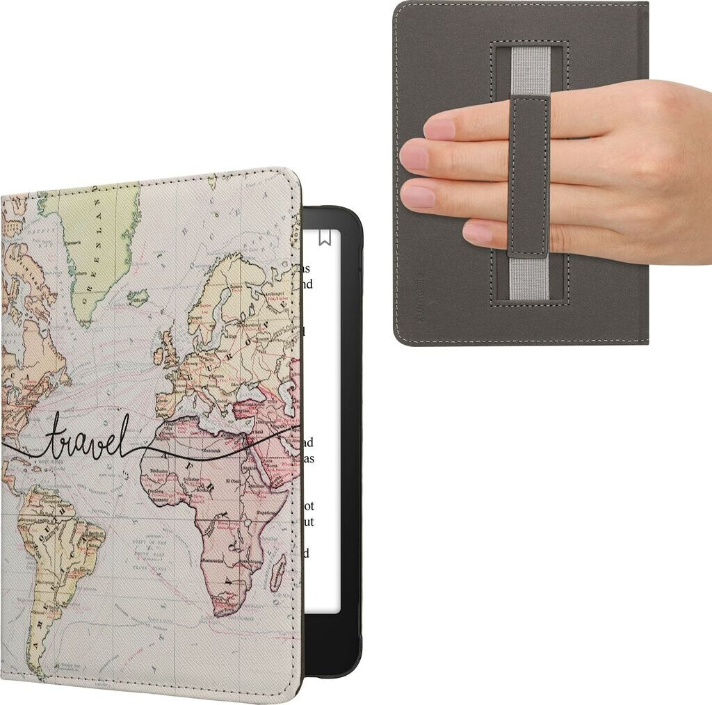 ZOENHWA Coque de Protection Universel pour 6,6.8,7 Kindle Paperwhite/ Colorsoft, Compatible 6-6.8 Pocketbook/Sony/Tolino/Kindle/Kobo Clara 2E/ Kobo Clara HD étui Housse avec Support,Violet