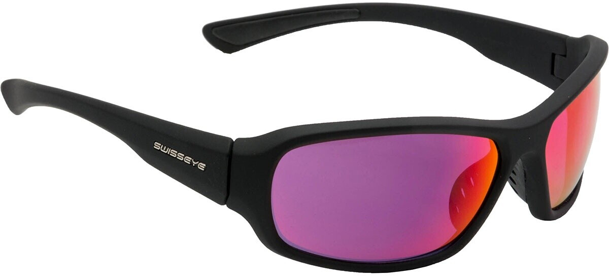 Swiss Eye Freeride Photochromic - Occhiali Sportivi Fotocromatici Per Alpinismo E Montagna, Lenti In Policarbonato, TR9, Grigio Opaco/Rosso
