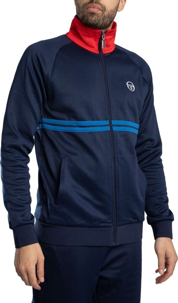 Geborduurd Logo Sportjas Sergio Tacchini GHIBLI TRACKTOP - Veste De Survêtement - Maritime Blue/adrenaline Rush/white Geborduurd Logo Jacket