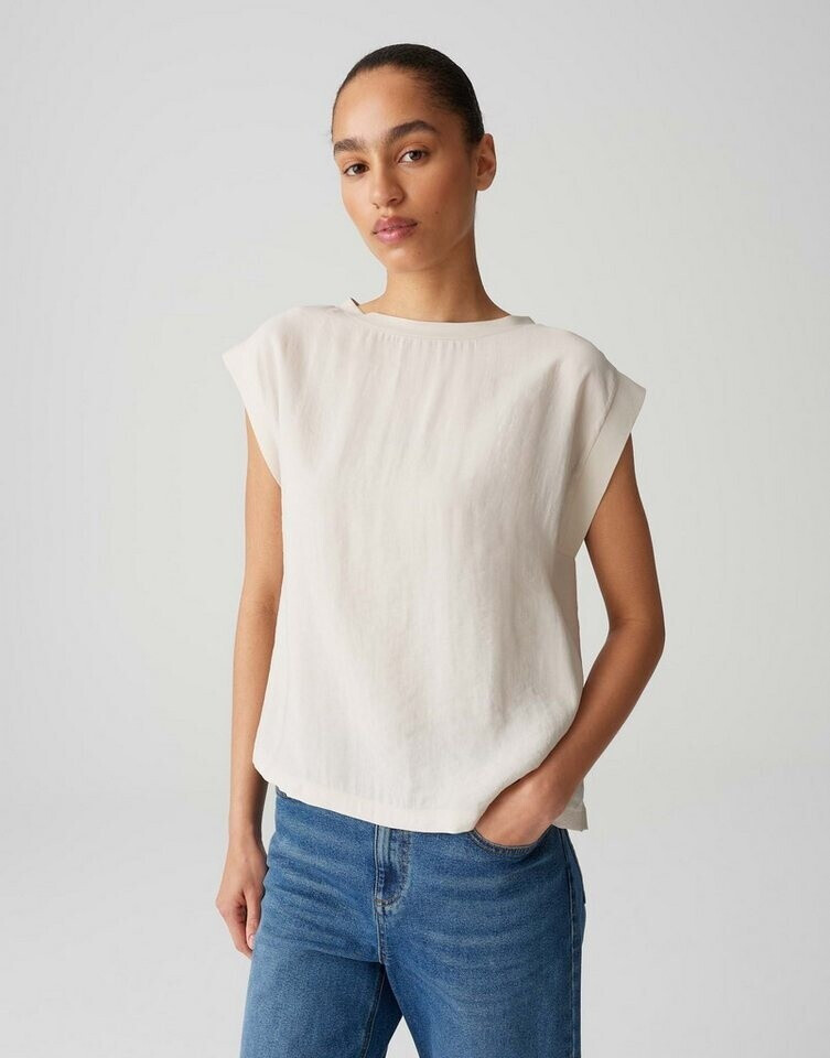 OPUS Damen Shirt 'SAMELIE' – Kurzarm, Floraler Print, Aus Lenzing Ecovero, Lockere Passform