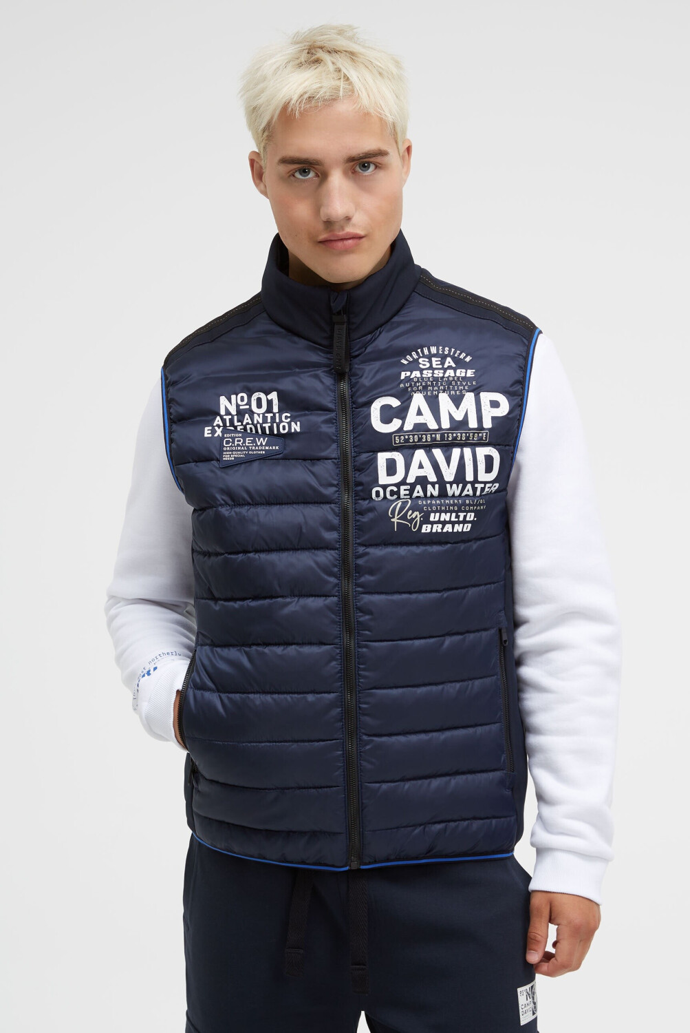 CAMEL ACTIVE Vest in Marine Blue | ABOUT YOU