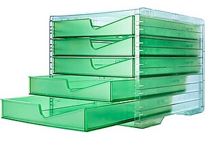 styro Schubladenbox styroswing NEONline 5 Schübe Auszugsperre ...