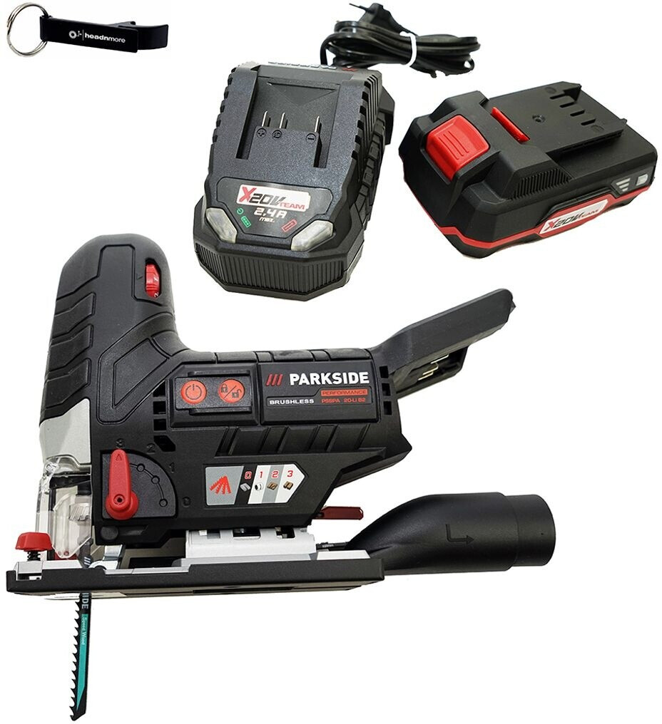 HEADNMORE® Bundle Parkside® - Seghetto Alternativo A Batteria Da 20 V