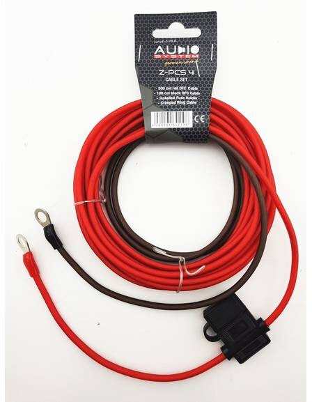 Sistema Audio Z-PCSC20 Kit Cavi 20 Mm² In Rame OFC 99,9% Per Impianti Auto – Alimentazione E Collegamento