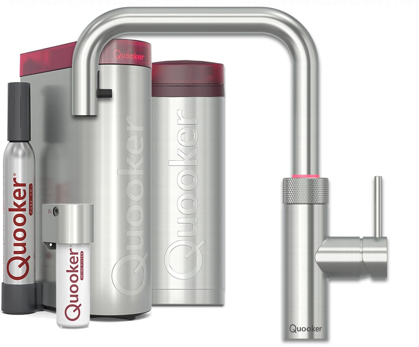 Quooker Flex Square PRO3 CUBE Voll Edelstahl Ab 2 759 00 