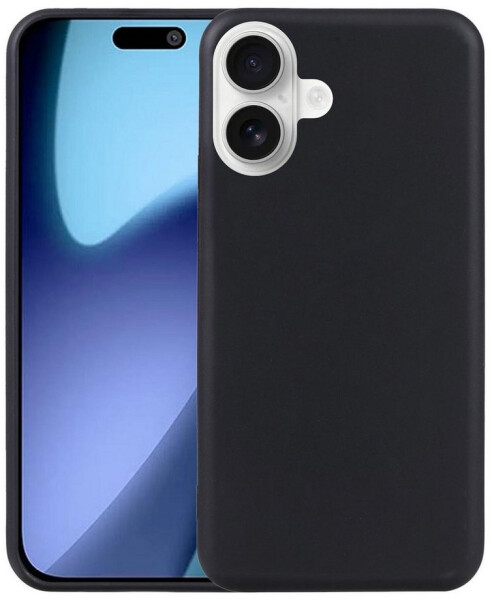 Wigento Handyhülle Für Apple iPhone 17 Silikon TPU Schutz Hülle Flexibel Dünn Schwarz, Stilvolle TPU Hülle, präzise Aussparungen, schützend