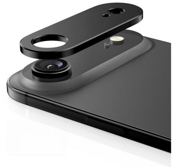 Wigento Handyhülle Für Apple iPhone 17 Air Kalebol Premium Metall Kamera Linsen Schutz, Aluminium Kamera-Schutzring mit Anti-Fingerprint-Beschichtung