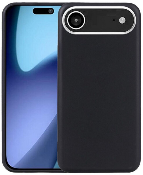 Wigento Handyhülle Für Apple iPhone 17 Air Silikon TPU Schutz Hülle Flexibel Dünn Schwarz, Stilvolle TPU Hülle, präzise Aussparungen, schützend