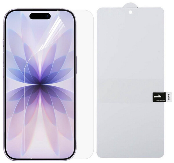 Wigento Handyhülle Für Apple iPhone 17 Full Front Screen Hydrogel Display Schutz Folie, Vollbildschutz, Explosion-proof Hydrogel-Film