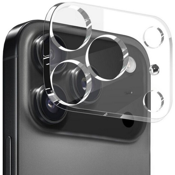 Wigento Handyhülle Für Apple iPhone 17 Pro Max Hart Glas Kamera Linsen Komplettschutz, 9H Glas, HD-Klarheit, kratzfest