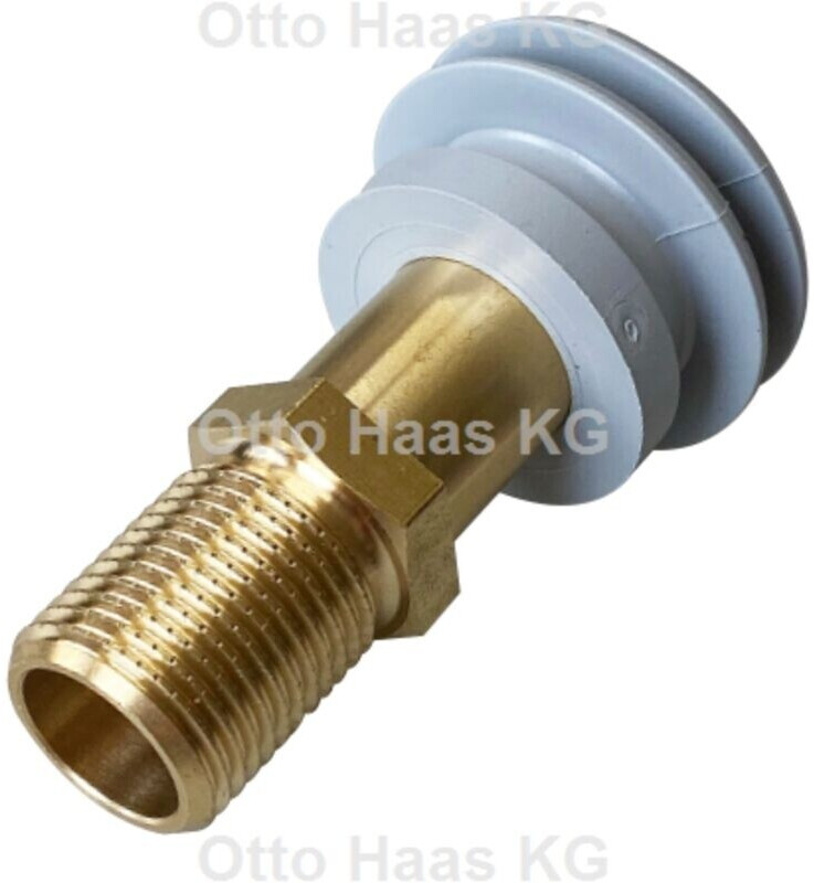 Haas PE Zulaufgarnitur DN 32 – Schwarzer PVC-Anschluss Für Urinale & Pissoirs, Außen-Ø 32 Mm, Länge 176 Mm
