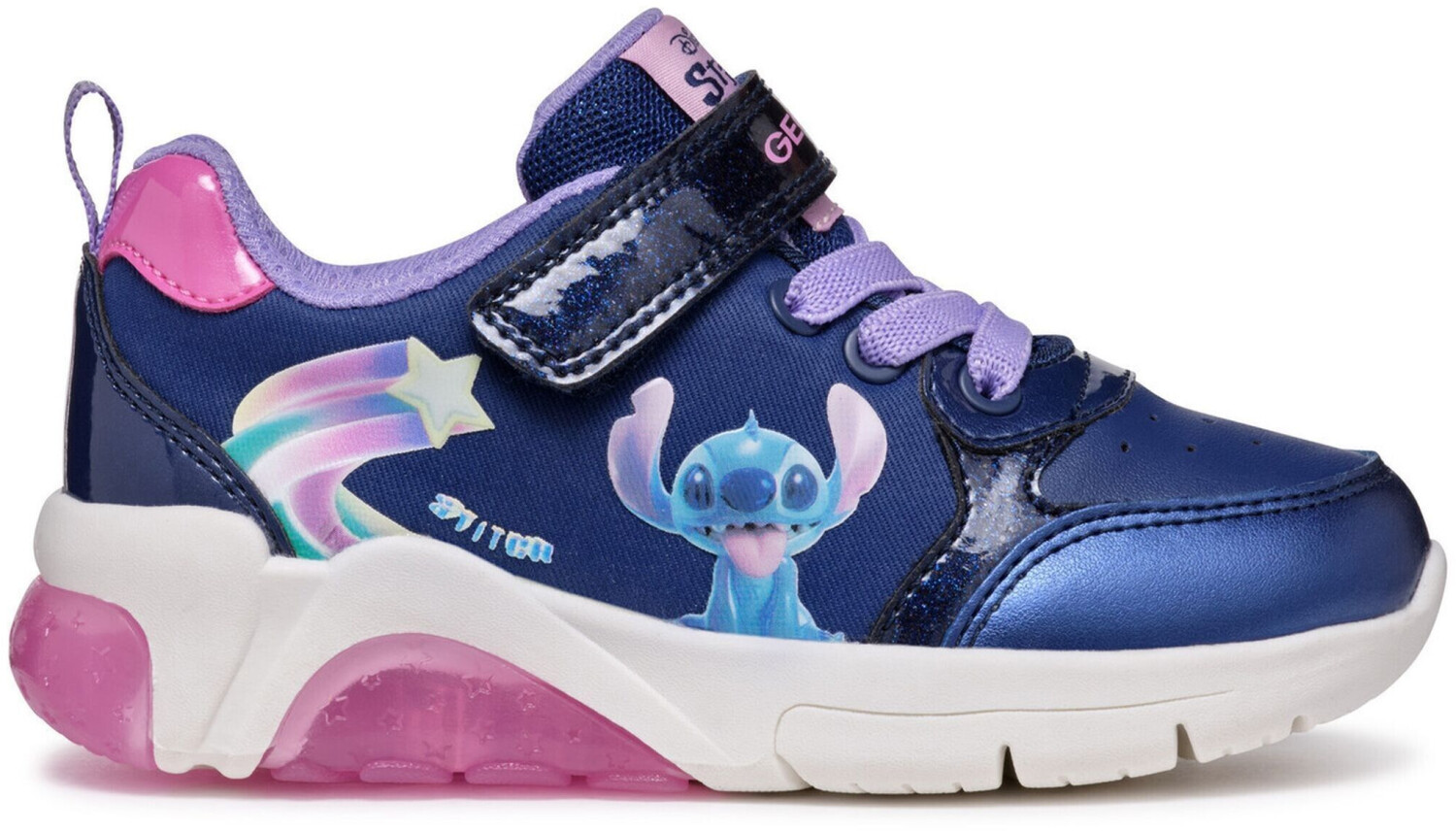 Geox J Fadinlight Girl E, meisjessneakers, Lt Roze Platina, 37 EU