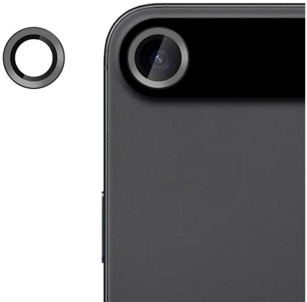 Wigento 9H Kamera Schutzglas für Apple iPhone 17 Air Ultra Dünn Anti-Fingerprint Schwarz