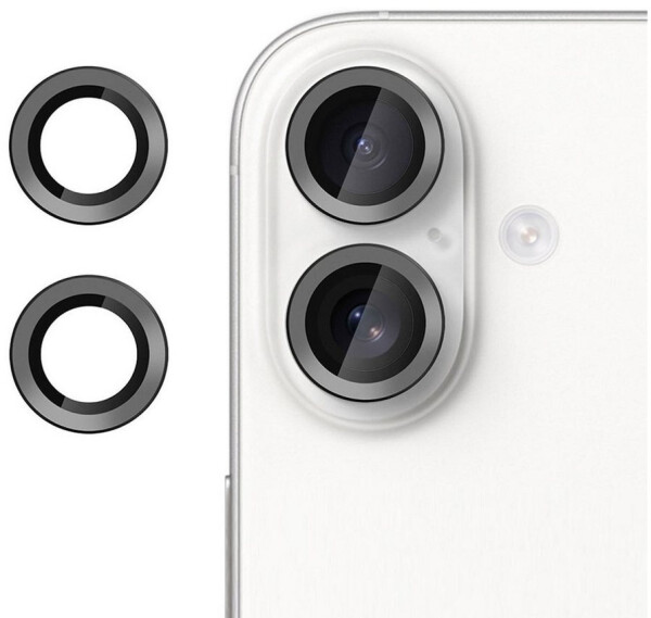 Wigento 9H Kamera Schutzglas für Apple iPhone 17 Ultra Dünn Anti-Fingerprint Schwarz