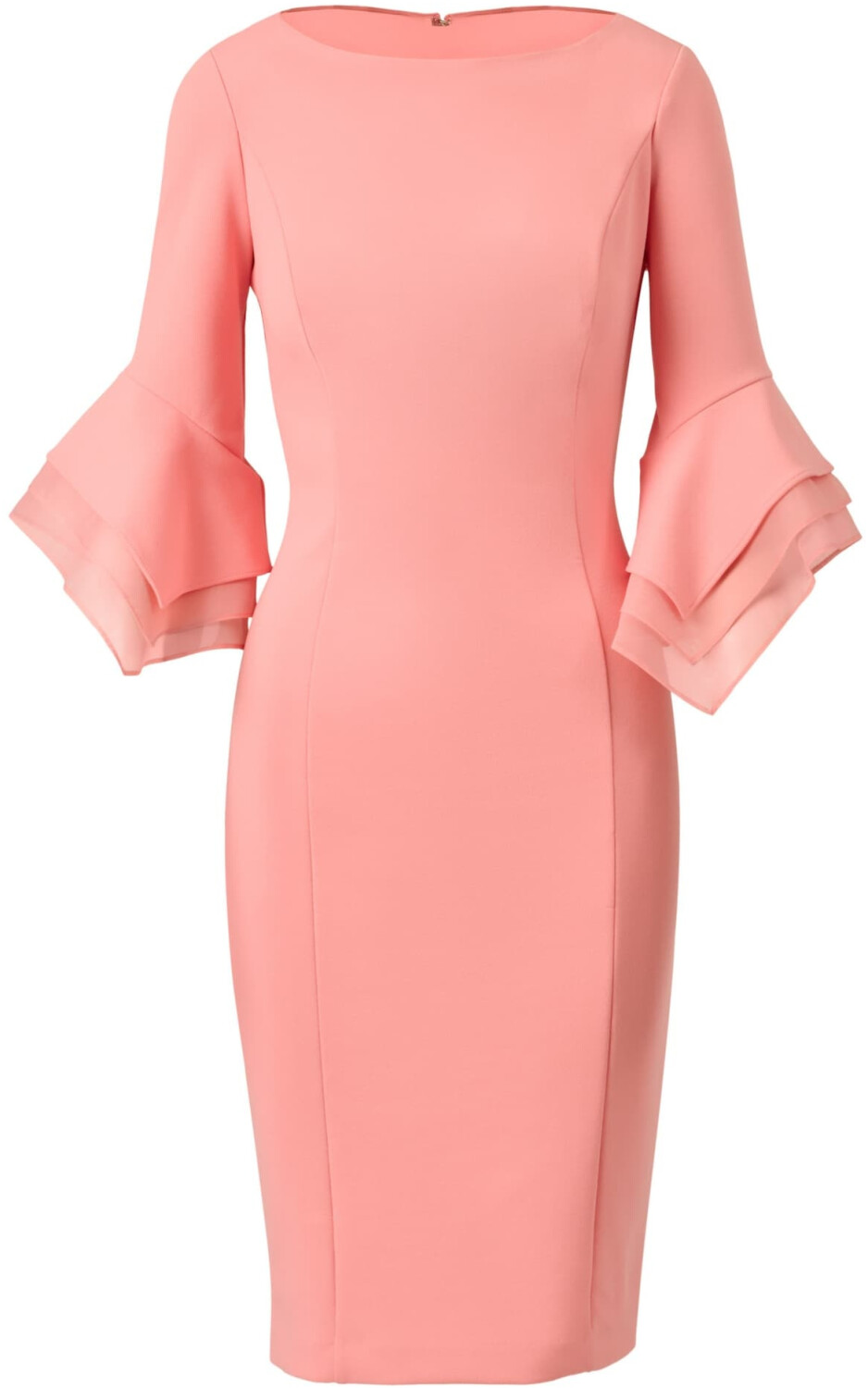 Adrianna Papell Knit Crepe Tiered Sleeve Dress koralle ab 118.3  |  Vergleiche 11 Angebote auf idealo.de