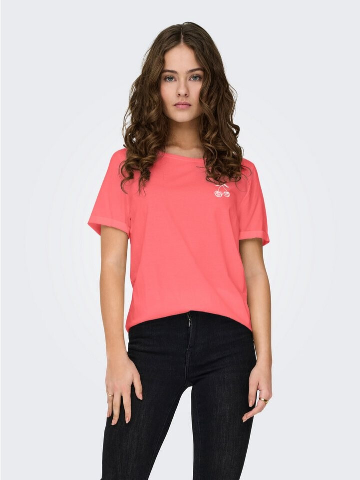 ONLY Onlhenny Life Reg S/S Top Box Jrs, Bianco, XL