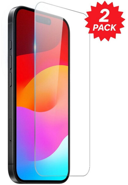 Wigento Hülle iPhone 17 2x Hartglas Display Schutz Transparent