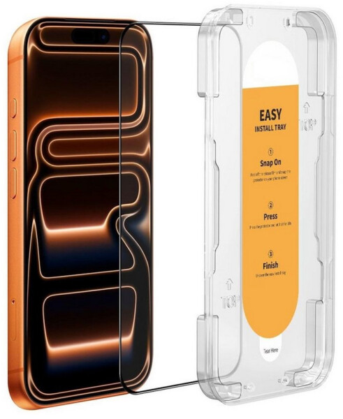 Wigento Hülle iPhone 17 Pro 3D Hartglas Easy Install
