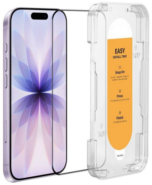 Wigento Hülle iPhone 17 3D Hartglas Easy Install