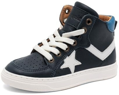 Bisgaard Isak Lamb Unisex kinderschoen met kant, kaki, 35 EU