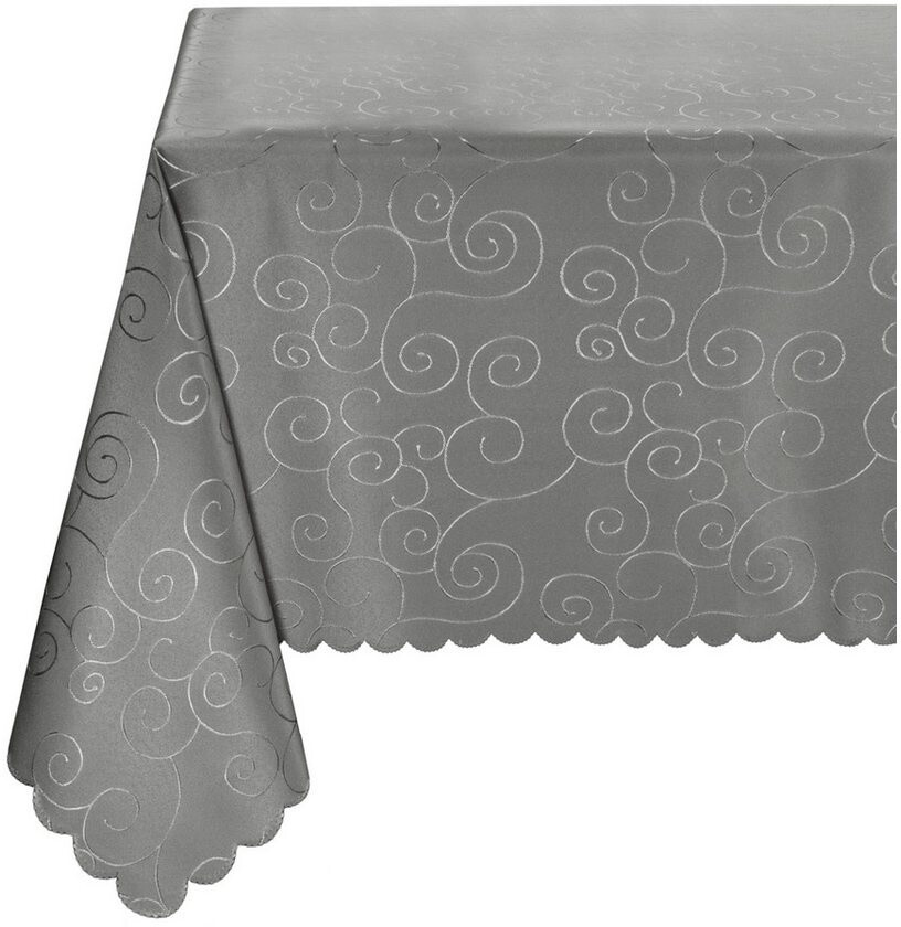 Beautex Tischdecke Ornamente, bügelfrei, fleckabweisend, pflegeleicht (1-tlg), Dunkelgrau, Eckig 130x340 cm ab 34,99 € (August 2026)
