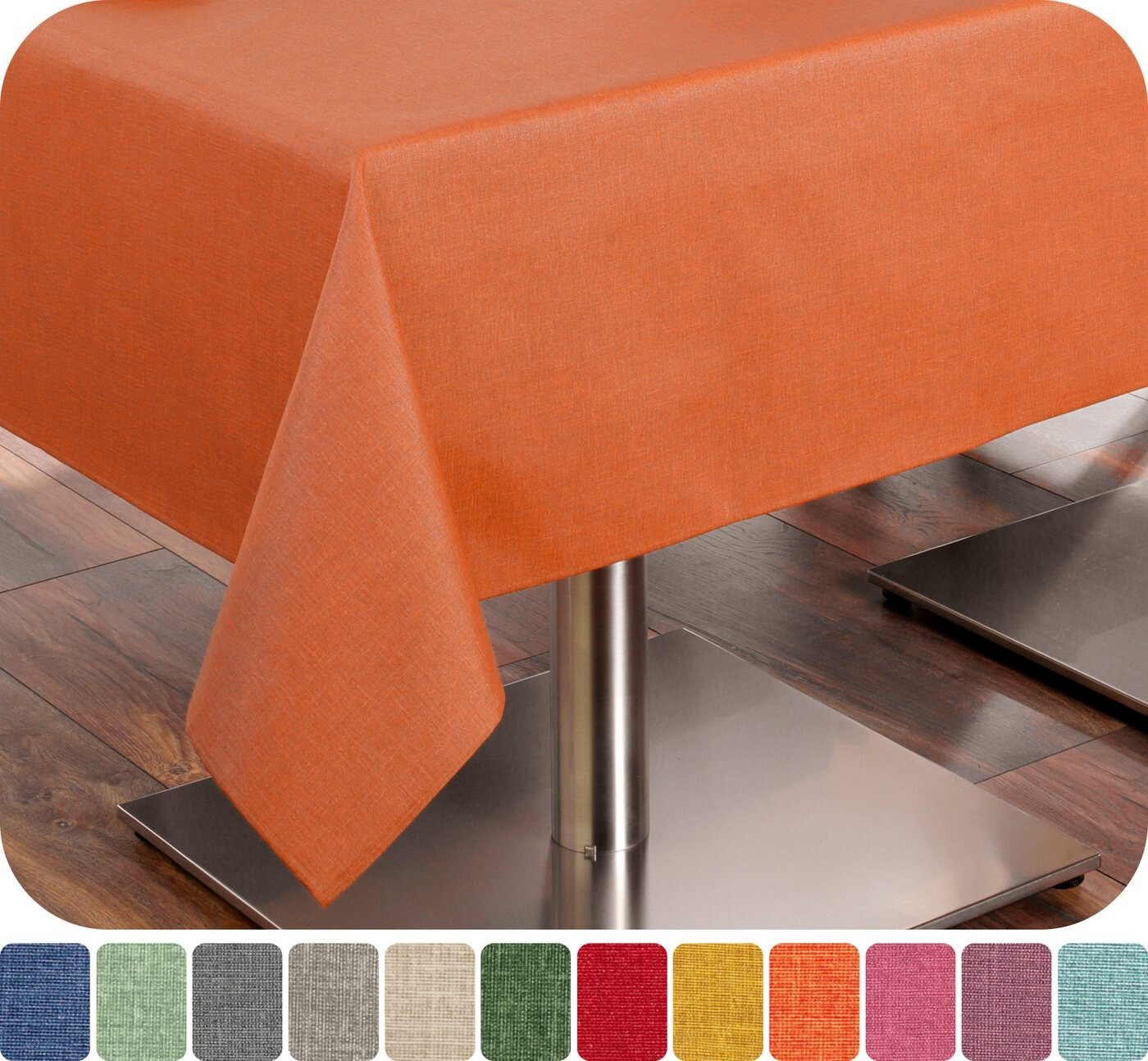 Beautex Tischdecke Tischläufer Leinen Struktur aus Baumwolle abwischbar (1-tlg), Apricot, Eckig 130x160 cm ab 29,99 € (Oktober 2026)