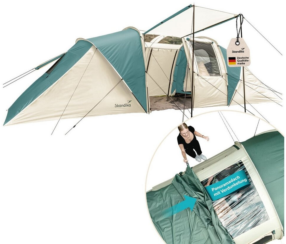Skandika Kalmar Tent Grey 6 Person ab 269,00  inkl. Versand | Vergleiche 5  Angebote auf idealo.de