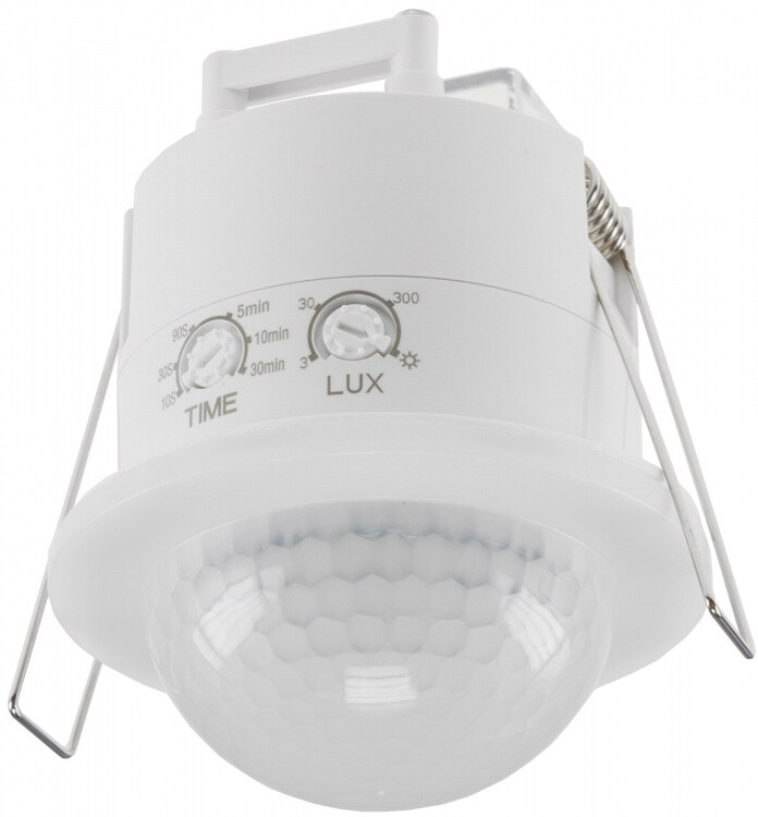 Wand- & Decken-Bewegungsmelder 360° PIR, LED geeignet, 8m Detektion, weiß Wand- & Decken-Bewegungsmelder 360° PIR, LED geeignet, 8m Detektion, weiß