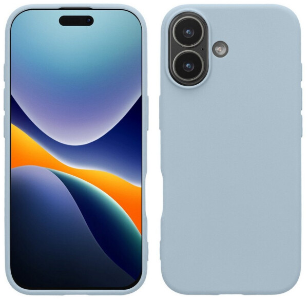 kwmobile Hülle iPhone 17 TPU Silikon Case Hellblau Matt