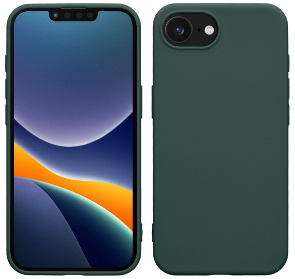 kwmobile Handyhülle Apple iPhone 17e iPhone 16e TPU Case Kabelloses Laden Blaugrün