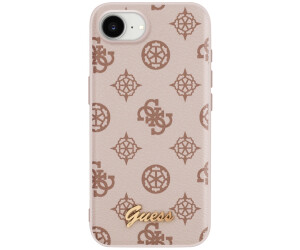Guess Peony Script Logo Case iPhone 17e Brown au meilleur prix sur ...