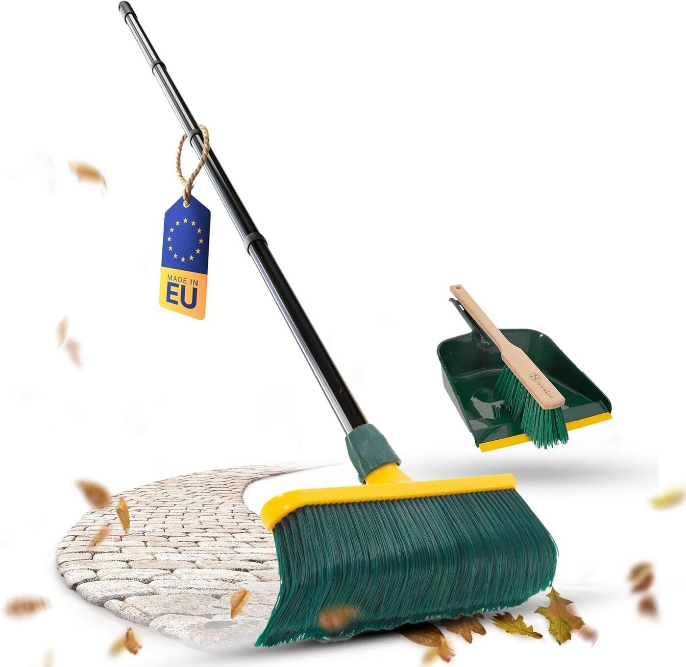 Novaliv 2X Krallenbesen Mit Stiel 30cm, Spezialbesen Gebogenen Borsten Borsten Rot Gelb Ideal Als G 2 58888838