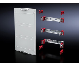 Rittal ISV Gerätetragschienen-Modul Stahlblech, grau (RAL 7035 ...