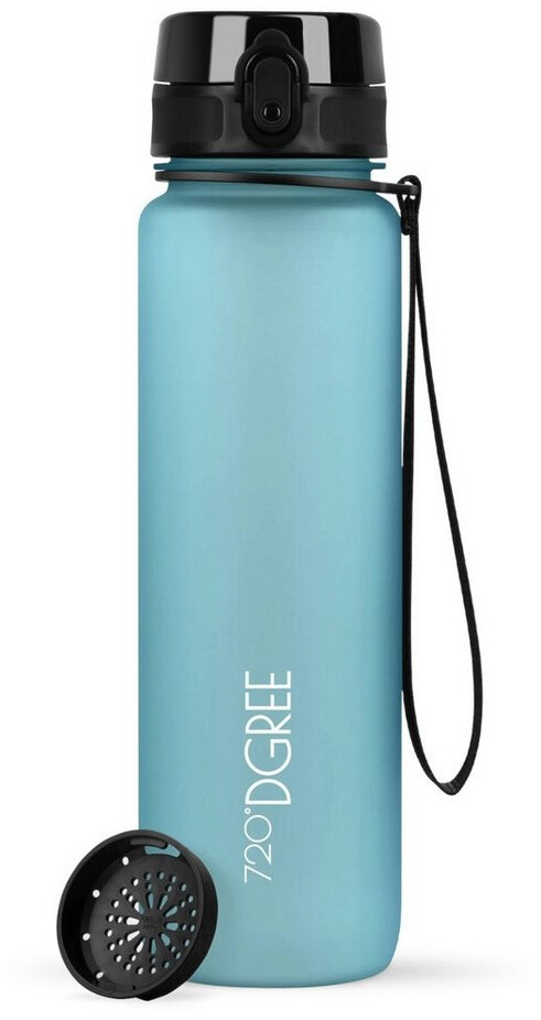 720°DGREE uberBottle softTouch Trinkflasche mit Sieb, aqua blue, 1l (720_13_1000ml_aqua_blue) ab 18,97 € (Oktober 2026)