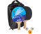 Gewo Double Fun Tischtennis-Schläger-Set, 2 Schläger, 3 Bälle, Tasche ...