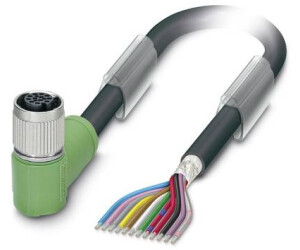 Phoenix Contact SAC-3P konfektioniertes Sensorkabel 3-adrig Stecker / M12 x 2 Buchse gewinkelt, Länge 3m Phoenix Contact SAC-3P konfektioniertes Sensorkabel 3-adrig Stecker / M12 x 2 Buchse gewinkelt, Länge 3m