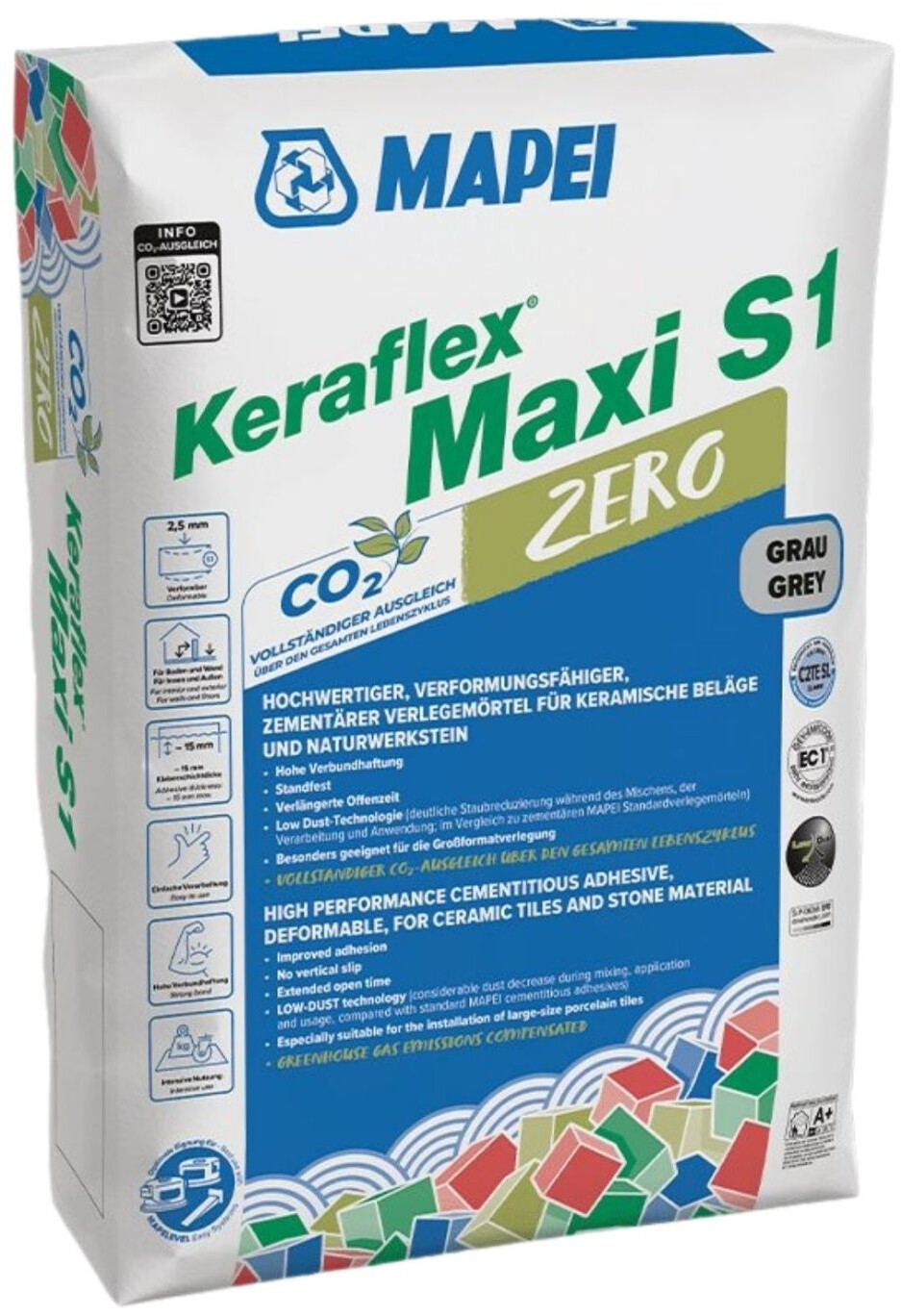 MAPEI KERAFLEX MAXI C2TE S1 ZERO EC 1 25 kg ab 40,30 € (Oktober 2026 ...