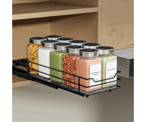 LuxusKollektion Ausziehbares Gewürzregal für Schrank, schwarz ab 65,99 € (Oktober 2026)
