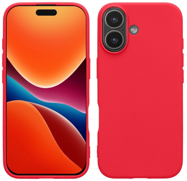 kwmobile Hülle iPhone 17 TPU Silikon Stoßabsorbierend Flexibel Neon Pink