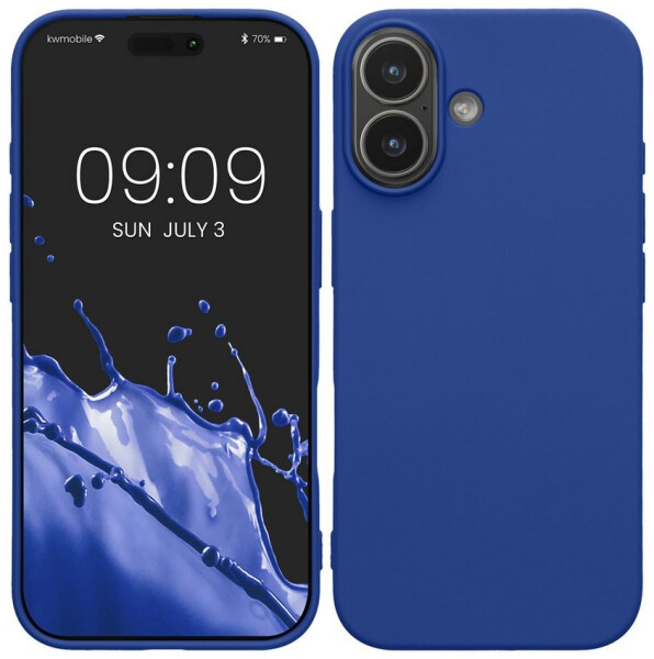 kwmobile Slim Hülle Silikon gummiert für Apple iPhone 17