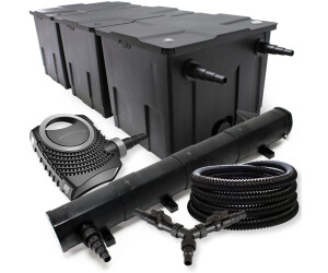 SunSun CBF-350C Teichfilter-Komplettset bis 90000L, UVC 72W, Pumpe ...