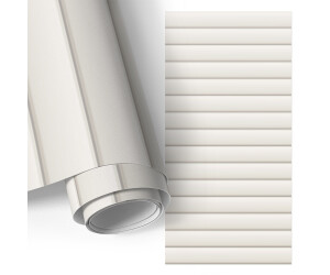 Tulup Möbelfolie matt, horizontale beige-weiße Streifen, 50x100cm ab 19,99 € (Oktober 2026)